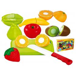 Žaislinės pjaustomos daržovės ir vaisiai Happy honestly